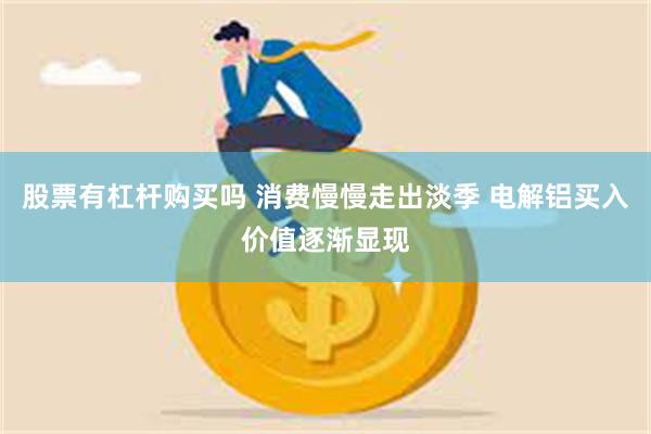 股票有杠杆购买吗 消费慢慢走出淡季 电解铝买入价值逐渐显现