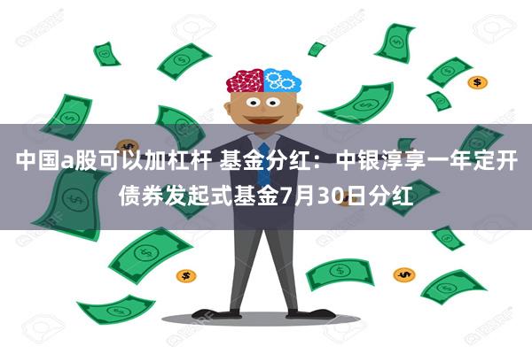中国a股可以加杠杆 基金分红：中银淳享一年定开债券发起式基金7月30日分红