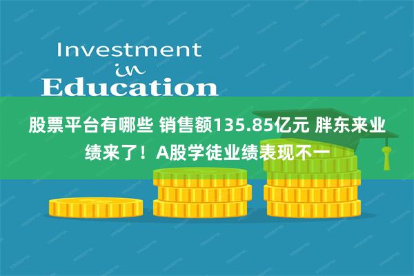 股票平台有哪些 销售额135.85亿元 胖东来业绩来了！A股学徒业绩表现不一